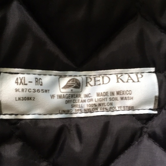 Red Kap 4XL Navy Blue Heavy Work Utility Jacket - Picture 5 of 6